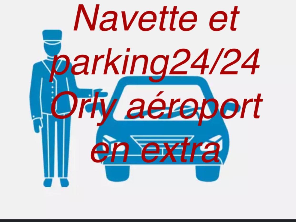 4Pers 2Lits 5 Min Aeroport Orly,Navette Et Parking Extra,Location En Nuit Et Jourchez Sandro, Athis-Mons Esterno foto
